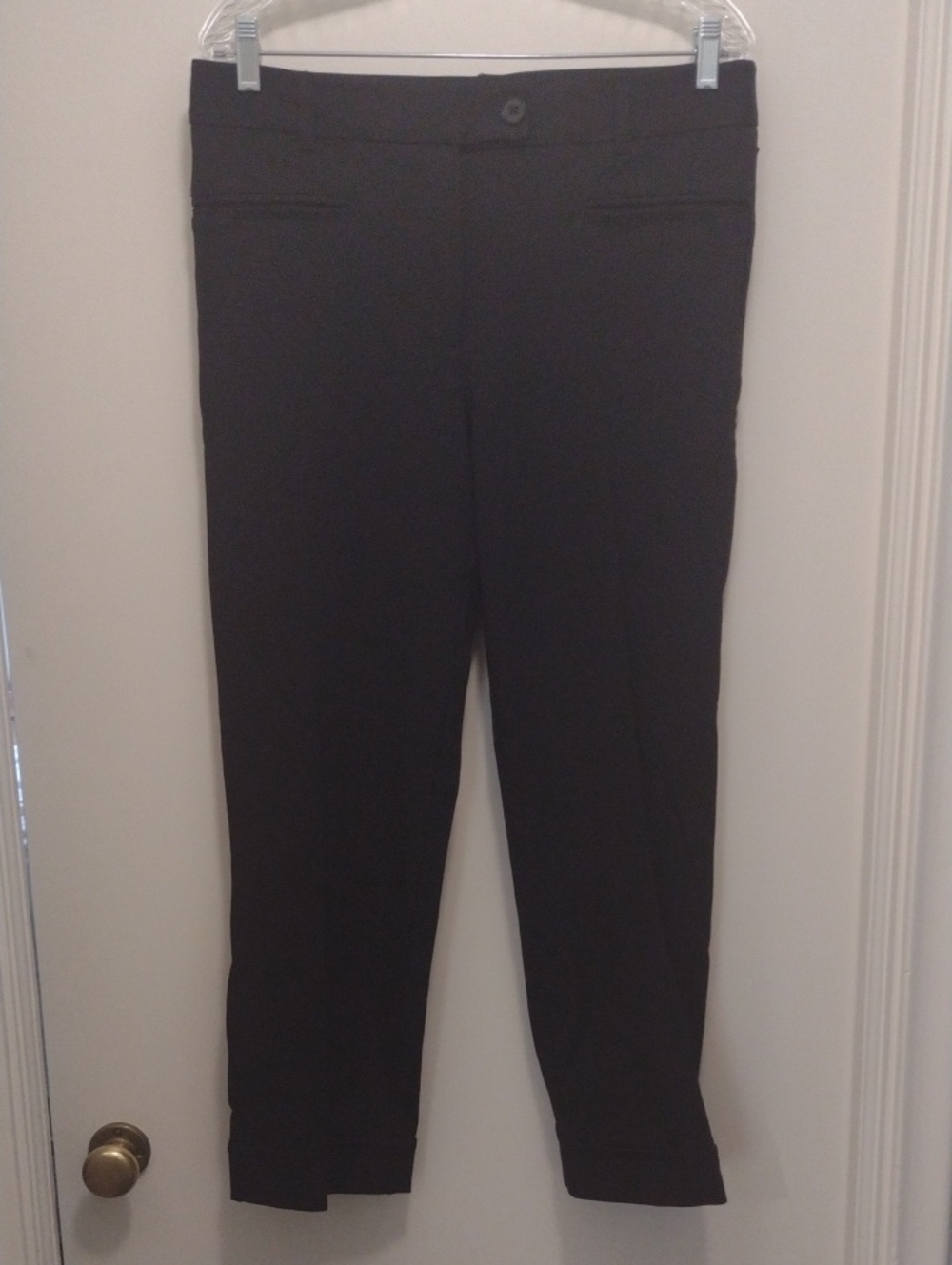 Betabrand Black Cropped Pants (J886)